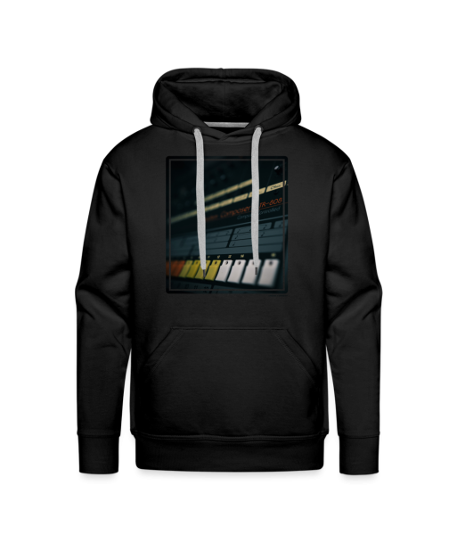 Sweat À Capuche Noir TR-808 l'achat 