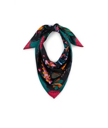 MEDIUM Foulard Wild Herborium Noir la livraison gratuite