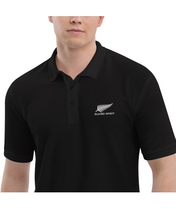 Polo Brodé Blacks Spirit Rugby NZ Brodé Homme offre 