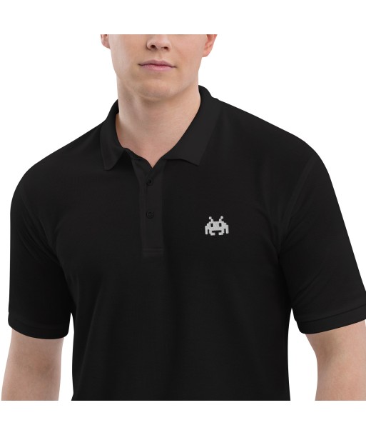 Polo Brodé Space Invader soldes