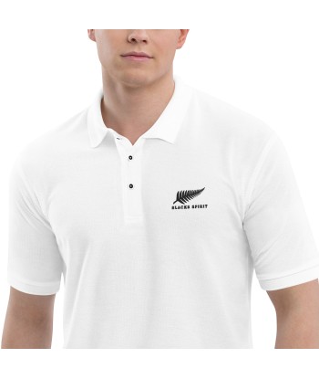 Polo Brodé Blacks Spirit Rugby NZ Brodé Homme offre 