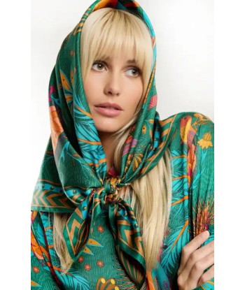 MEDIUM Foulard Wild Magic India Vert store