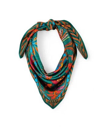 MEDIUM Foulard Wild Magic India Vert store