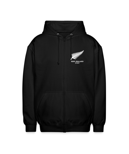 Veste à capuche Noir New Zealand Rugby plus qu'un jeu 