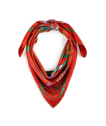 MEDIUM Foulard Wild Magic India Terracotta pas cher