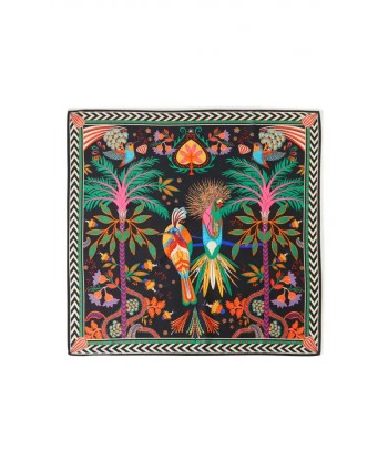 MEDIUM Foulard Wild Magic India Noir Véritable concentré