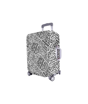 Housse Valise Géométrique Design Noir Blanc 2 - 3 jours ouvrés.