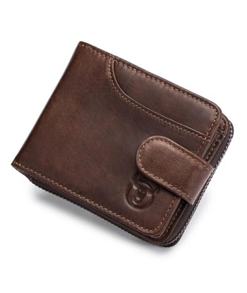 Combi Porte-monnaie porte-cartes en cuir pour homme Paris Déstockage Promo