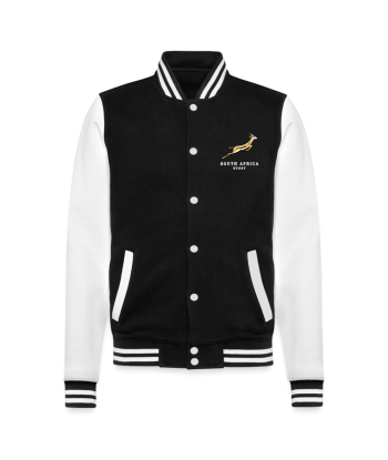 Veste Teddy Noir et Blanc South Africa Rugby meilleur choix