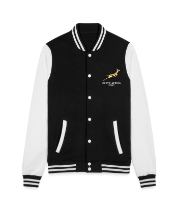 Veste Teddy Noir et Blanc South Africa Rugby meilleur choix