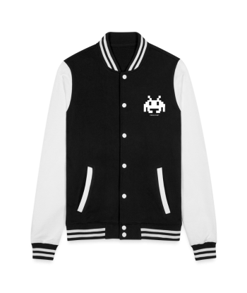 Veste Teddy Noir et Blanc Space Invader offre 