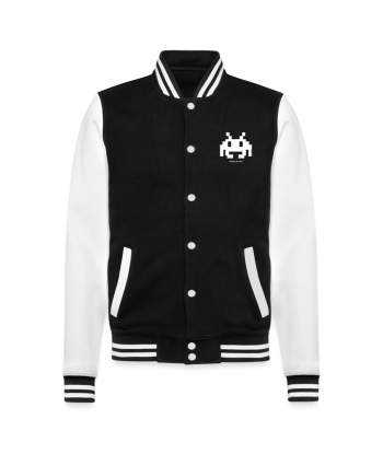 Veste Teddy Noir et Blanc Space Invader offre 