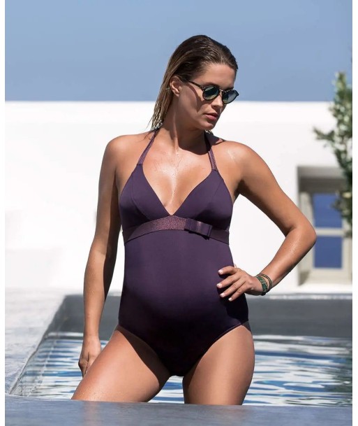 Maillot de bain de grossesse Ibiza prune en ligne