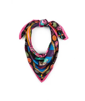 MEDIUM Foulard Wild Vegas Rose en stock