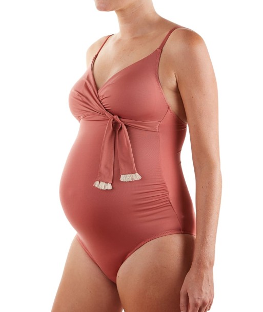 Maillot de bain de grossesse Manitoba rose ou a consommer sur place