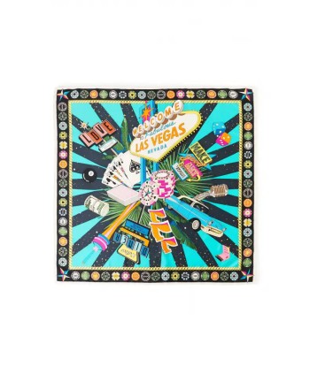 MEDIUM Foulard Wild Vegas Noir de France