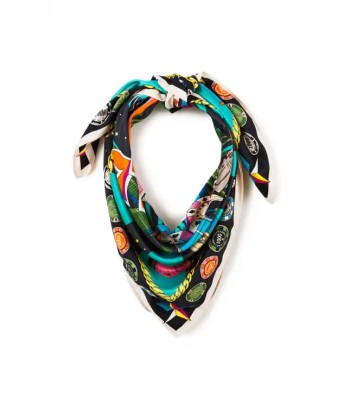 MEDIUM Foulard Wild Vegas Noir de France