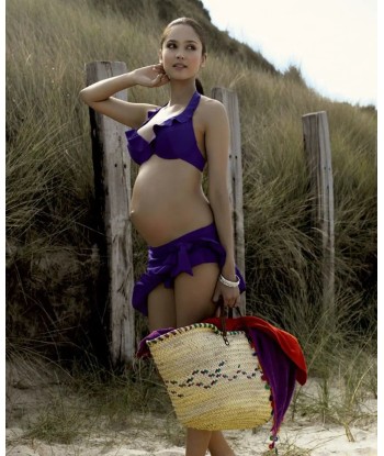 Bikini de maternité avec armatures Salsa violet destockage