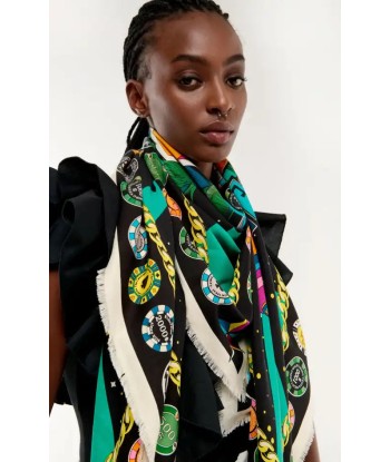 BIG Foulard Wild Vegas Noir s'inspire de l'anatomie humaine