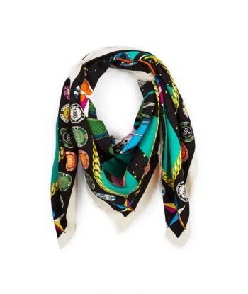 BIG Foulard Wild Vegas Noir s'inspire de l'anatomie humaine