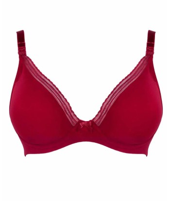 Soutien-gorge de grossesse et d'allaitement Milk bordeaux chez Cornerstreet bien 