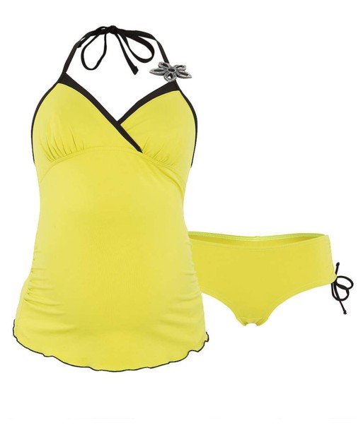 Tankini de grossesse Bora Bora anis ouvre sa boutique