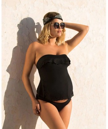 Tankini de grossesse Bloom noir de pas cher