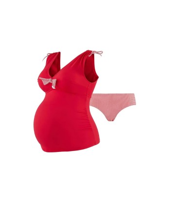 Tankini de grossesse St-Tropez rouge Les magasins à Paris