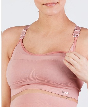 Brassière de sport de grossesse et d’allaitement Woma rose la livraison gratuite