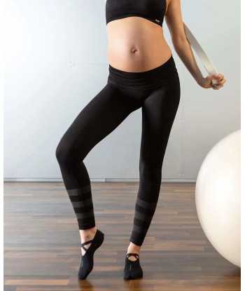 Legging de sport et de grossesse Woma noir ouvre sa boutique