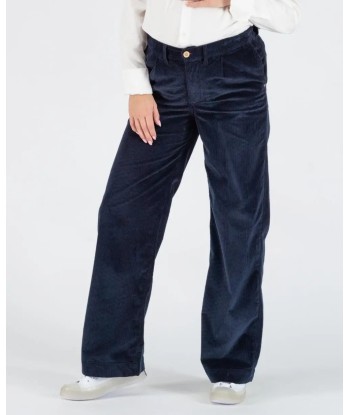 Pantalon velours de grossesse Clyde marine s'inspire de l'anatomie humaine