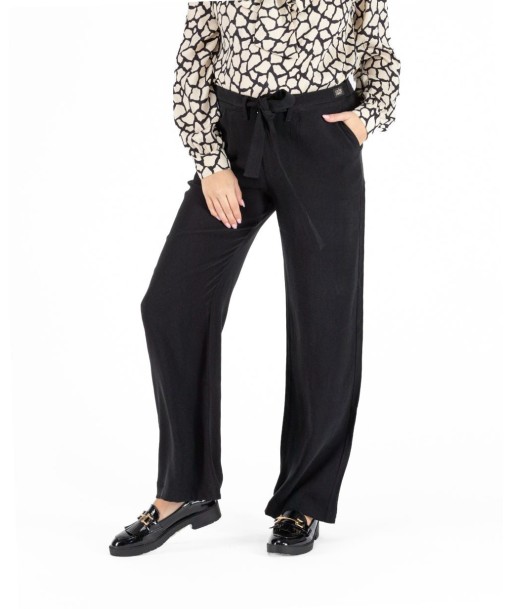 Pantalon large de grossesse Betty noir de pas cher