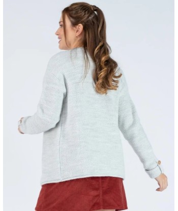 Cardigan de grossesse en maille Abelha gris perle l'achat 