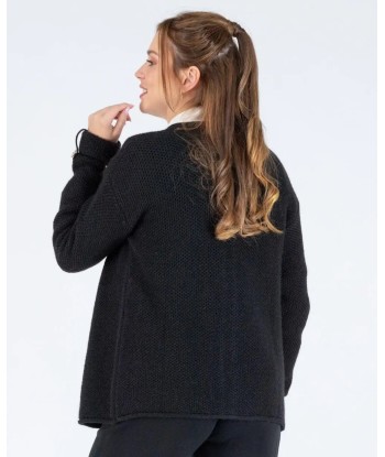 Cardigan de grossesse en maille Abelha noir Paris Déstockage Promo