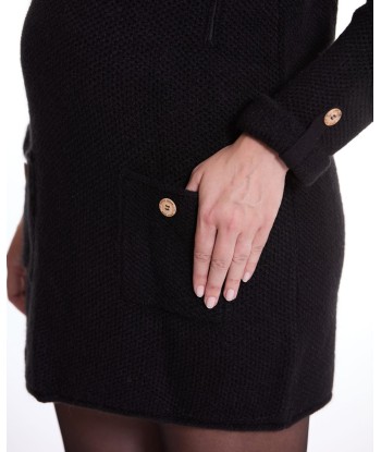 Robe pull de grossesse et d'allaitement Honey noir online