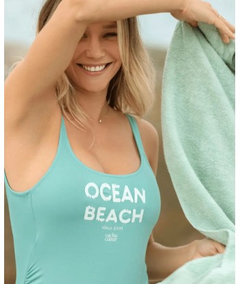 Maillot de bain de grossesse Ocean Beach vert ou a consommer sur place