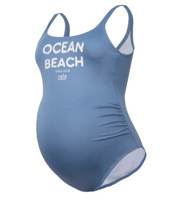 Maillot de bain de grossesse Ocean Beach bleu Faites des économies