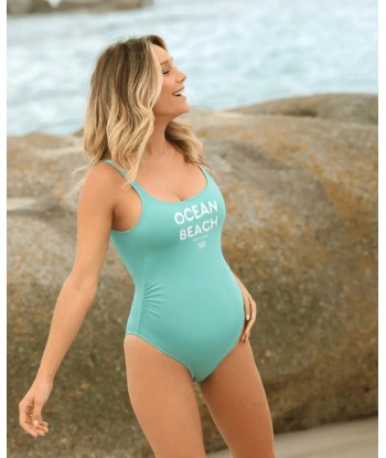 Maillot de bain de grossesse Ocean Beach vert ou a consommer sur place