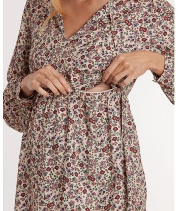 Blouse de grossesse et d’allaitement Eléonore fleurs Véritable concentré