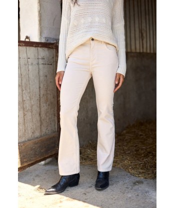 Pantalon Lauren Vidal Dean Crème est présent 