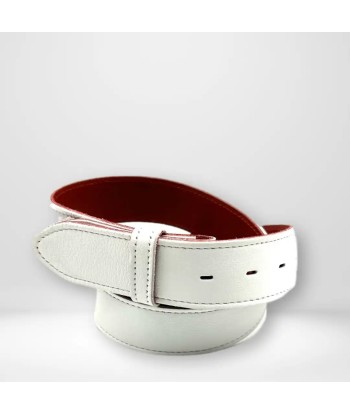 Ceinture Yolète Cuir Nappa Blanc la livraison gratuite