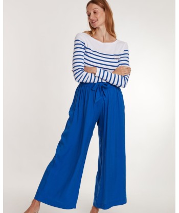 Pantalon de grossesse Sahel Bleu Electrique soldes