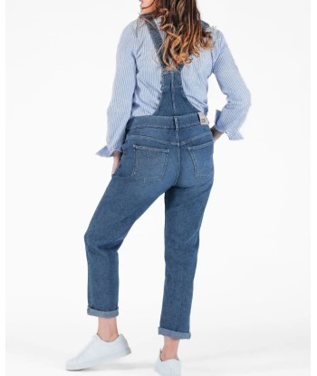 Salopette de grossesse en jean Carrie mid blue used du meilleur 