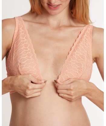 Brassière de maternité et d’allaitement Bliss pêche en stock