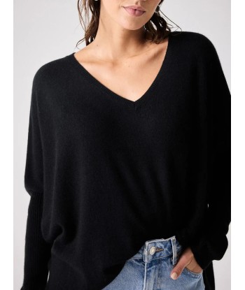 Pull poncho Notshy Faustine Noir Faites des économies